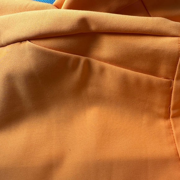 Express High Waist Orange Shorts Tailored Design - Picture 4 of 6